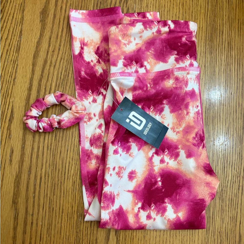 Ideology Pink and Orange Kids Leggings